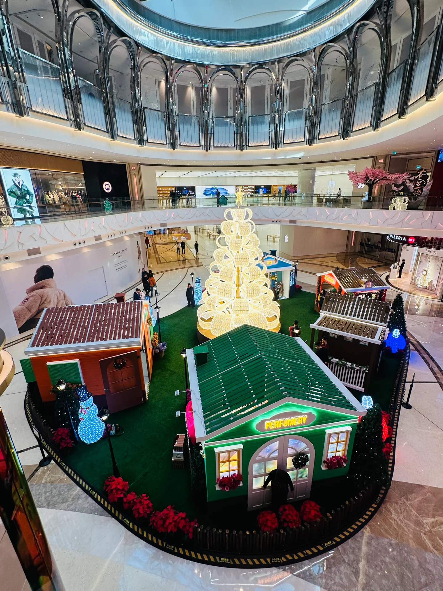 Galaxy Christmas Village 大型節慶裝置現場